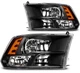 For 10-18 Dodge Ram 2500/3500 models only Headlights Assembly Left and Right New