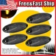 Amber LED Roof Clearance Marker Lights Smoked Lens 5X For Freightliner Cascadia