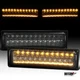 Fit 1988-1998 Chevy C/K 1500 Sierra Silverado Smoke LED Bumper Signal Lights