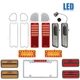 69-70 Chevy GMC Truck LED SEQUENTIAL Tail Marker Park License Light Lenses Set