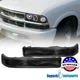 Fits 1998-2004 Chevy S10 Blazer Bumper Lights Signal Lamps GMC Sonoma Black