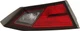 CAPA for 2019-2023 Altima Rear Left Tail Lights Red & Clear Plastic C