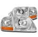 FOR 97-03 FORD F-150 F150/02 EXPEDITION FACTORY STYLE HEADLIGHTS HEADLAMP CHROME