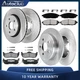Front Rear Brake Rotors Pads Kit for 2005 2006 2007 - 2010 Jeep Grand Cherokee