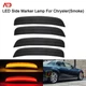 For 2015-2023 Chrysler 300 Smoked LED Side Marker Light Front Rear Lamp 4PCS For 2015-2023 Chrysler 300 Smoked LED Side Marker Light Front Rear Lamp 4PCS