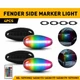 RGB LED Fender Side Marker Lights For 01-14 Chevy Silverado 2500HD 3500HD Dually RGB LED Fender Side Marker Lights For 01-14 Chevy Silverado 2500HD 3500HD Dually