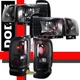 94-01 Dodge Ram 1500 2500 3500 Black Headlights Corner & Tail Lights Dark Smoke