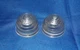 Pair of Vintage Lucas Glass Clear Light Lamp Lens L594 Triumph Rover Austin OEM