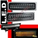 88-98 Chevy GMC C/K Pickup Sierra Silverado Tahoe Yukon Smoke LED Bumper Lights 