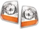 For 2001-2003 F150 F250 LD Heritage Lightning Model Corner Lamp Pair Right Left
