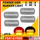 4PCS LED Side Marker Lights Lamps For 10-18 Dodge Ram 2500HD 3500HD Dually Bed