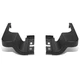 Fit 17-22 Ford F-250 F-350 Super Duty Textured Black Rear Bumper End Caps Set