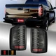 For 14-18 GMC Sierra 1500/2500HD/3500HD Smoke Lens LED Tail Lights Black