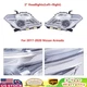 For 2017-2020 Nissan Armada Halogen Headlights LED DRL Headlight Assembly Pair