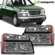 Fits Chevy Colorado 2004-2012 Front Headlight Assembly Pair Headlamp Replacement Fits Chevy Colorado 2004-2012 Front Headlight Assembly Pair Headlamp Replacement