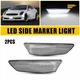 For Infiniti G35 2003-2007 Clear Coupe LED White Side Marker Lamps Light Bumper