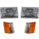 Headlight Driving Head light Headlamp  Driver & Passenger Side Left Right