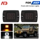 Fits Jeep 1987-1995 Wrangler YJ Smoked Switchback LED DRL Turn Signal Lights 2PC