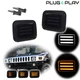 For 2003-09 Hummer H2 Front LED Side Marker Fender Turn Signal Lights Smoke Lens