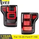 Pair LED R+L Sequential Tail lights For 2015-2020 Ford F150 Rear Lamps Assembly