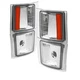 Spyder Cornering Light - 4 pcs Corner Lights - Chrome