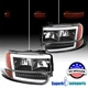 Fits 2000-2006 GMC Sierra Yukon XL Denali LED Tube Black LED bar/Sequential