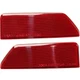 Bumper Reflector Fits 2016-2017 GMC Terrain Set of 2 Rear Left and Right CAPA