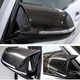 2PCS Carbon Fiber Side Mirror Cover Cap for BMW 3 Series F30 F31 F20 320i 328i