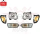 New Front Headlights + Parking Lamp + Signal Light Fits 2001-2004 Toyota Tacoma