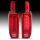 For Ford F150 F250 F350 Bronco 1990-97 96 Pair 3D LED Tail Lights Rear Lamps
