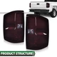 Tail Lights Fit For 2014-2018 Chevy Silverado 1500 2500 HD 3500 HD Brake Lamps