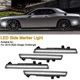 For 2015-2023 Dodge Challenger Front Rear Fender LED Side Marker Light Set 4PC