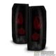 Replacement 1987-1996 Ford Bronco F150 F250 F350 Tail Lights Black Smoke Lamps