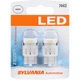 SYLVANIA 7443 LED White Mini Bulb for DRL & Reverse (2 Bulbs)