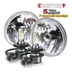for Mazda RX-7 1979-1985 Pair 7" inch Round LED Headlights Bulbs Hi/Lo Lamp H4