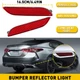Left+Right Rear Bumper Reflector Lights Lamp For Toyota Corolla Lexus 8191002130