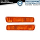 Front Side Marker Parking Turn Signal Corner Lights Pair Set for 94-95 Accord