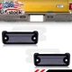 Smoke Rear Bumper Reflector Light Lenses w/ Gasket For 1969-1972 Chevy El Camino