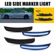 For 2015-2023 Dodge Charger 4PCS Front Rear Blue LED Side Marker Lights Lamps US