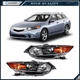 ECCPP Headlights Assembly For Acura TSX 2.4L 3.5L 2009-2014 Pair Kit Black Amber