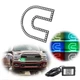 APP Remote 16-Colors C Ring LED Front Grille Light for Dodge RAM 1500 2500 3500