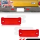 2X Red Rear Bumper Reflector Light Lens w/ Gaskets For 1969-1972 Chevy El Camino