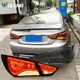 Smoked LED Tail Lights Assembly w/Dynamic Animation For 2011-2014 Hyundai Sonata