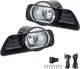 Fit For 2007-2009 Toyota Camry Front Bumper Fog Light Left+Right+Switch+Wiring