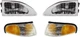 MUSTANG 94-98 HEAD LAMP RH AND LH with Bulbs 4-pc Kit Corner Lights