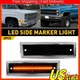 LED Front Side Marker Light Fit 81-91 Chevrolet Chevy GMC C10 C30 Blazer C/K A