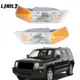 Front Left + Right Parking Turn Signal Lights Corner Lamp For Jeep Patriot 07-14