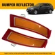 2PC Front Side Bumper Marker Light Reflector Amber For 2011-2013 BMW E70 X5 LCI