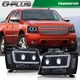 Fit For 07-14 Chevy Tahoe Suburban Smoked LED Projector Headlights Lamps