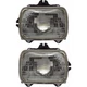 For Toyota Tacoma Headlight 1995-1997 Driver and Passenger Halogen w/Sealed Beam